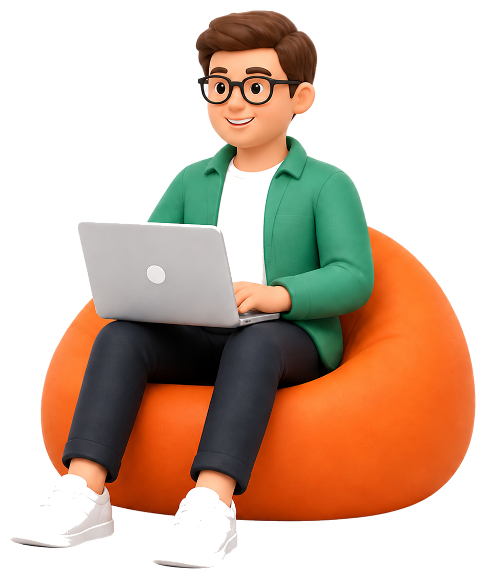 Product designer reviewing an interface on a laptop